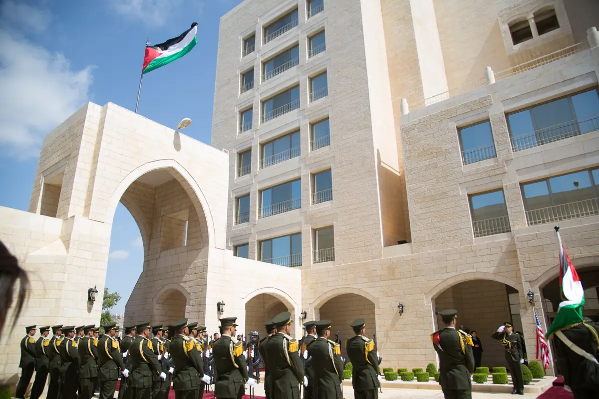 משמר כבוד של הרשות הפלסטינית בבית לחם