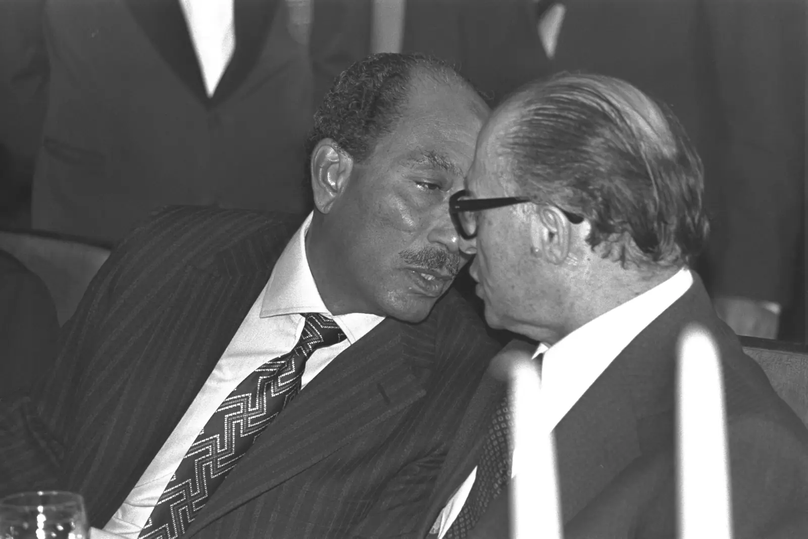 אנואר סאדאת ומנחם בגין בירושלים, 1977